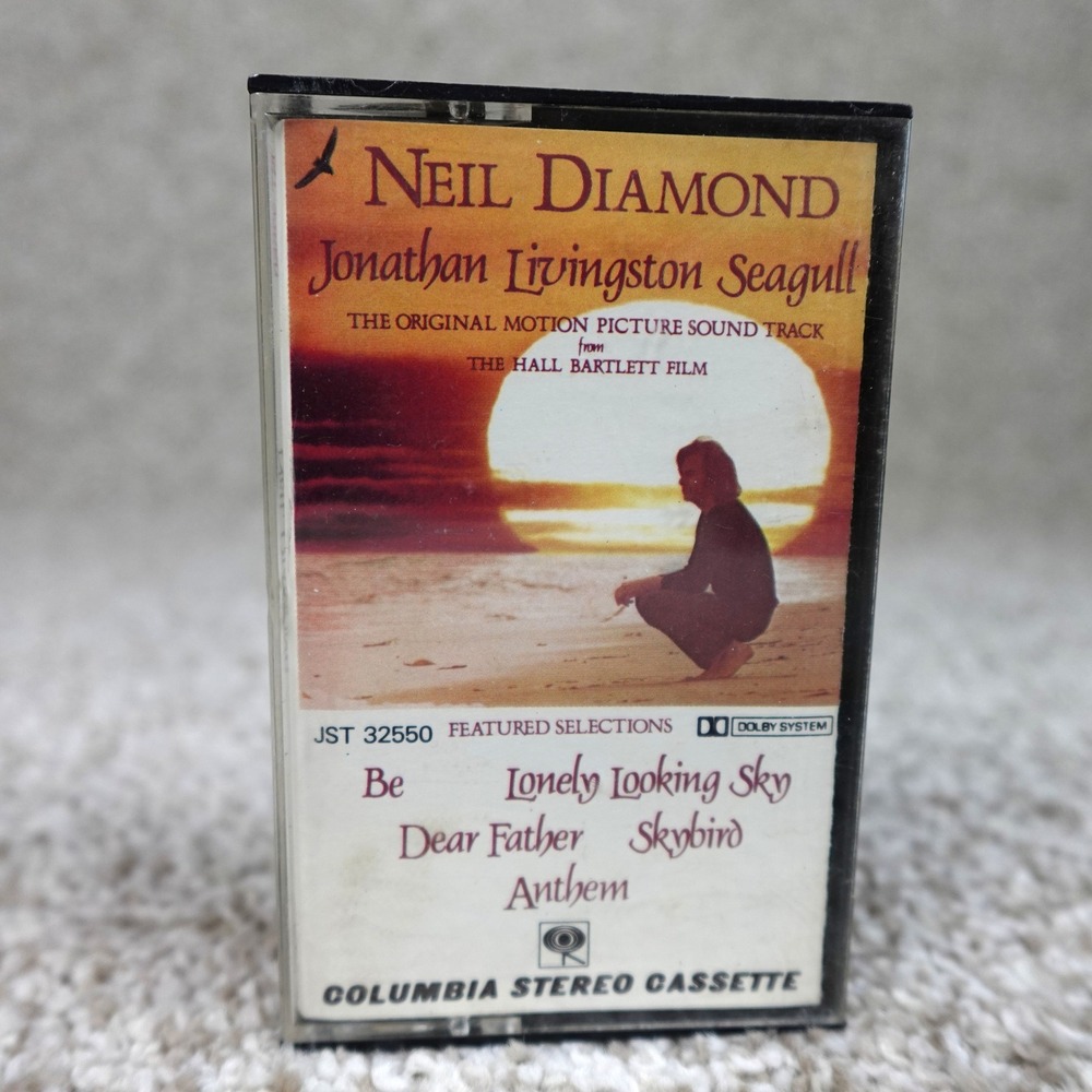 Neil Diamond Jonathan Livingston Seagull Soundtrack Cassette Tape JST 32550 1973
